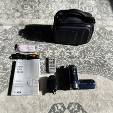 Canon FS100 Digital Camcorder with Case, Battery, Charger, Remote, SD, Working
