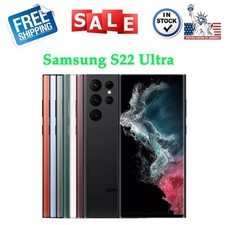 New Samsung Galaxy S22 Ultra 5G 256GB SM-S908U Unlocked ALL CARRIERS Smartphone