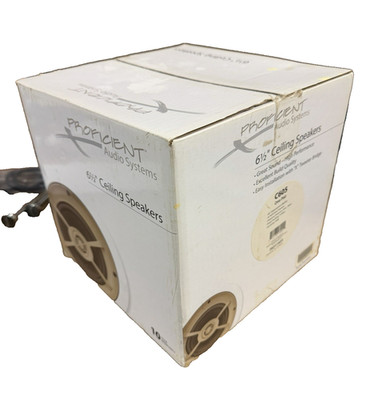 Proficient Audio 6-1/2  Ceiling Speakers C605 Premium Pair White - NEW, FREE S&H