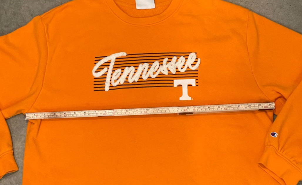 Champion Tennessee Volunteers Vols Crewneck Mens 2XL Orange Pullover Sleeve Logo thumbnail 6