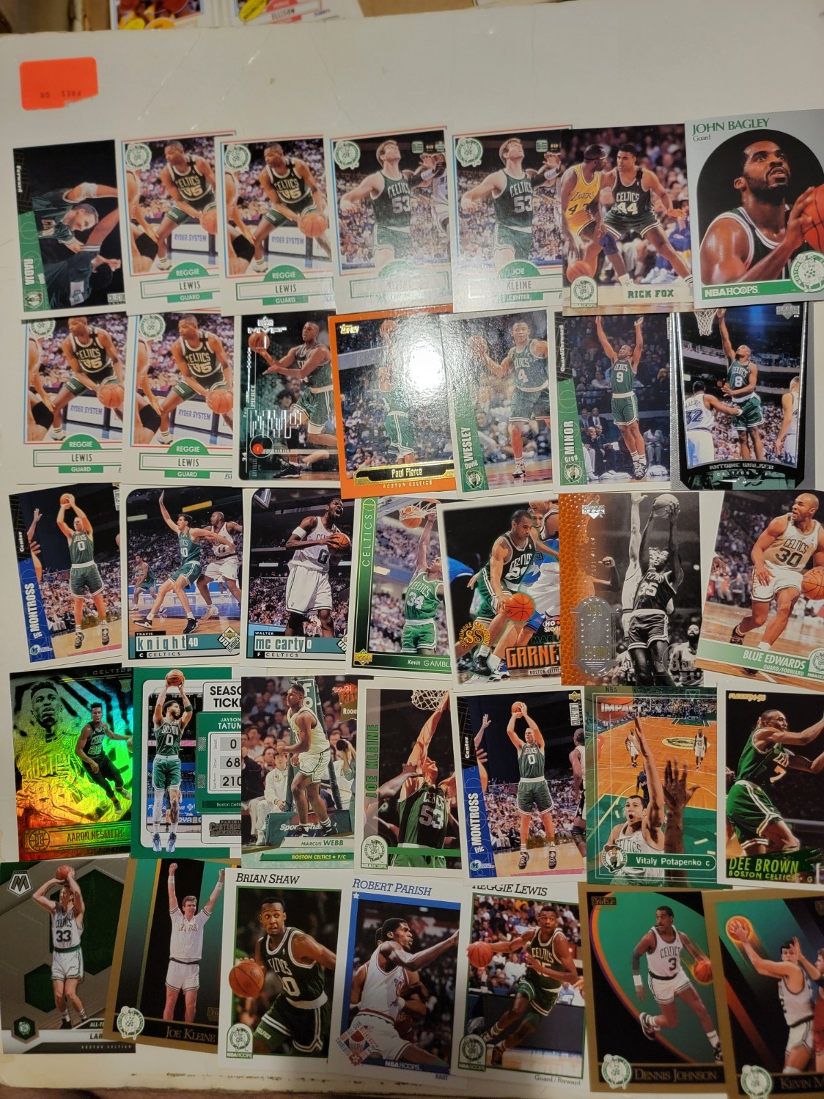 250+ Large Lot Of NBA Trading Cards Vintage Modern Inserts Rcs Boston Celtics