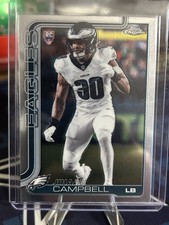 2025 Topps Chrome Football Jihaad Campbell #366 Rookie RC