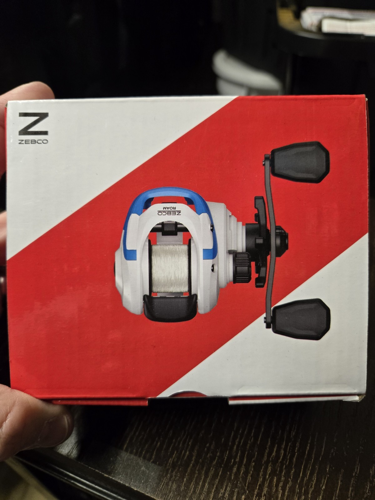 Zebco Roam 100 Right-Hand Blue Baitcast Reel