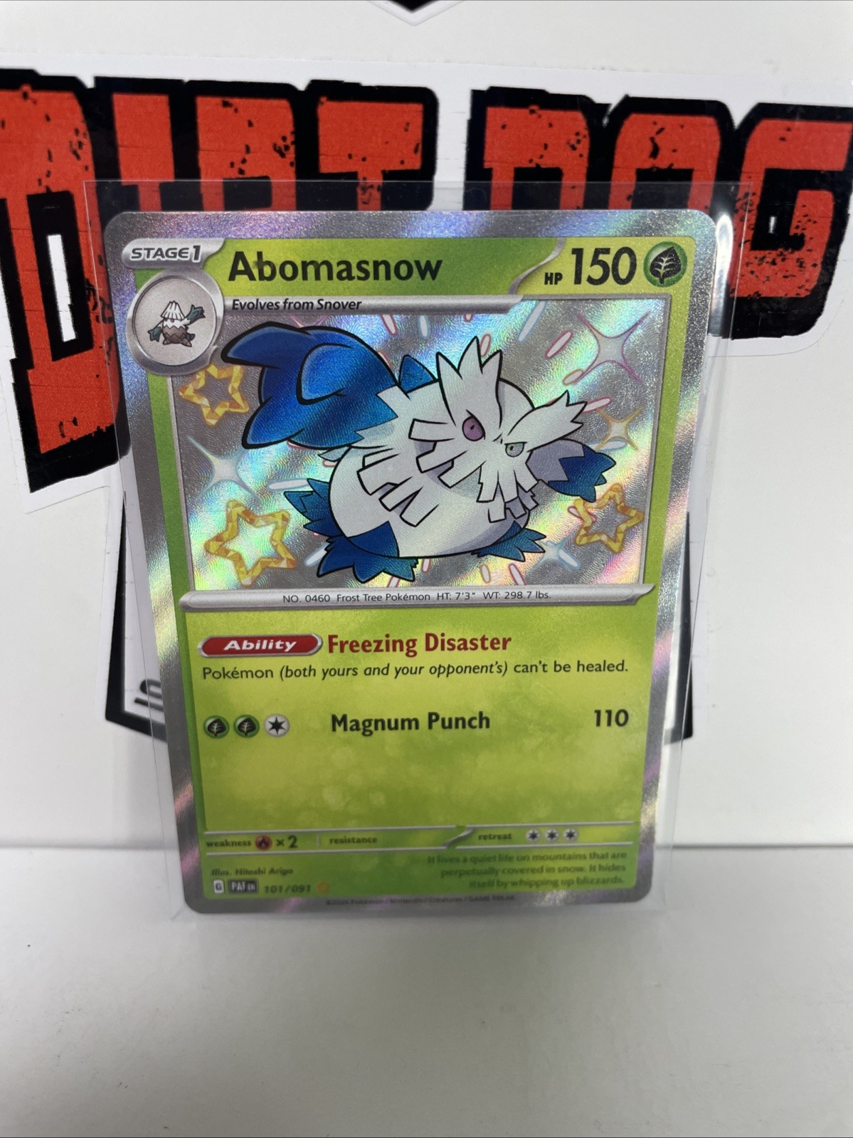 Abomasnow 101/091 Sv: Paldean Fates Holo