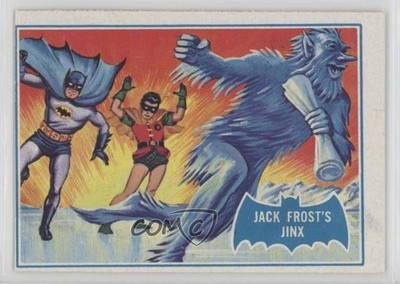1966 B Series (Blue Bat Logo) Puzzle Back Batman Robin Jack Frost's Jinx hg6