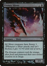 Frenzy Sliver FOIL Premium Deck Series: Slivers PLD Black Common CARD ABUGames