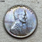 1937 Wheat Cent - AU+ - Nice Detail and Color!  [2308]