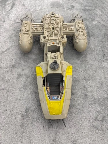 Star Wars Y-Wing Fighter Vehicle Kenner 1983 INCOMPLETE DIRTY DUSTY DISCOLORED