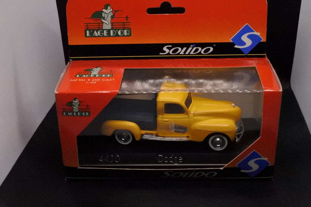 Solido Dodge Pick-up Transporter Sunlight Soap 1940 1:43 4430