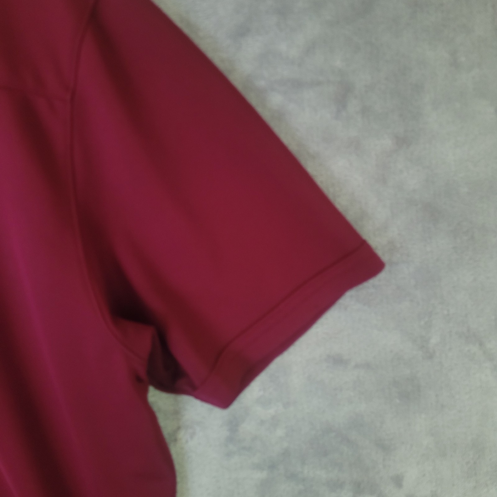 Under Armour HeatGear Polo Shirt Burgundy Deep Red Wine Mens Large Loose thumbnail 13