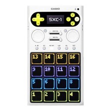 Casio SXC-1 Portable Standalone Sampler White SK-1 MT-40 16 Pads 64GB USB-C
