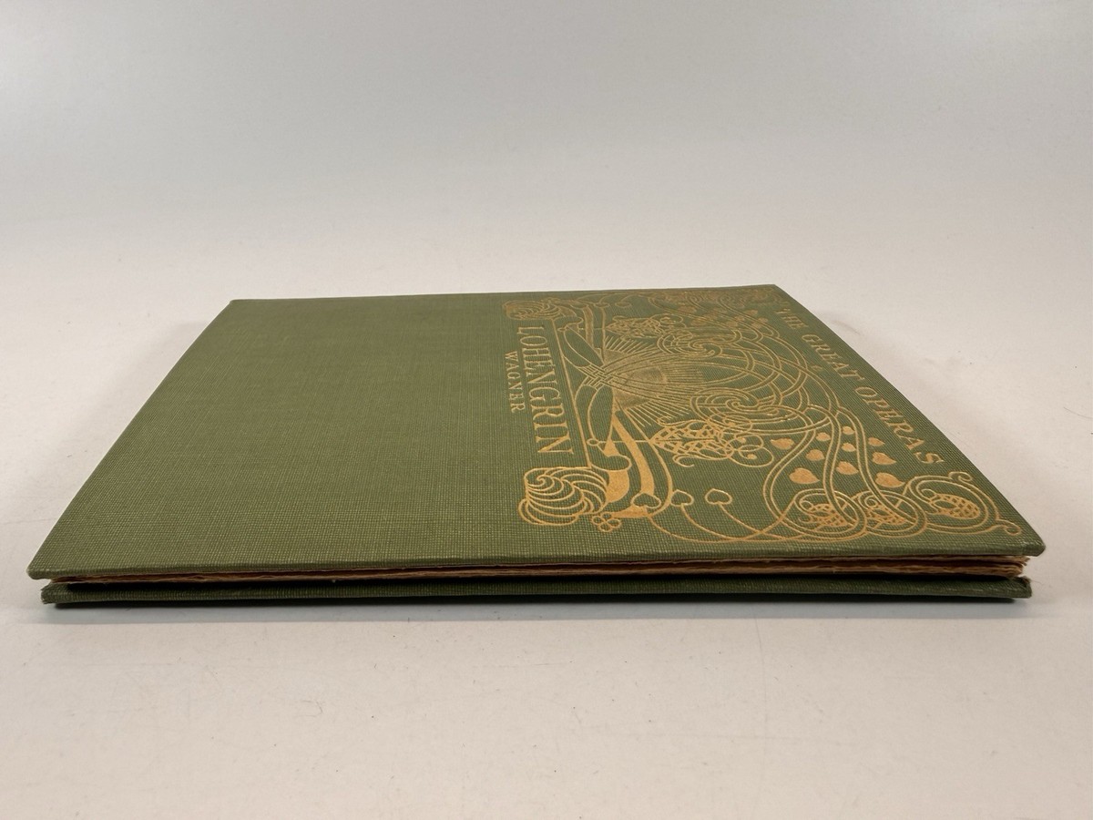 Lohengrin Wagner Great Operas Antique Book Illustrated T.C. & E.C.