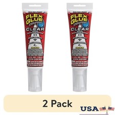 Waterproof Rubberized Adhesive Sealant 2 Pack Strong Bond Multi-Surface Repair