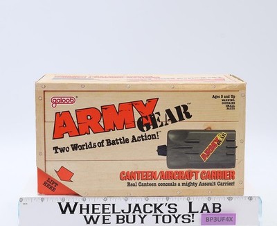 Army Gear Canteen / Aircraft Carrier 1987 Vintage Galoob Micro