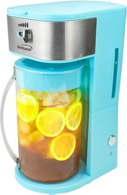 KT-2150BL Iced Tea and Coffee Maker with 64 Ounce Pitcher, Blue