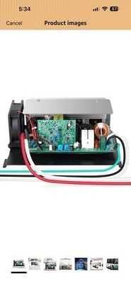 WF-8955-MBA 55A RV Power Converter Smart 3-Stage Charger WF-8955PEC Lead-Acid V