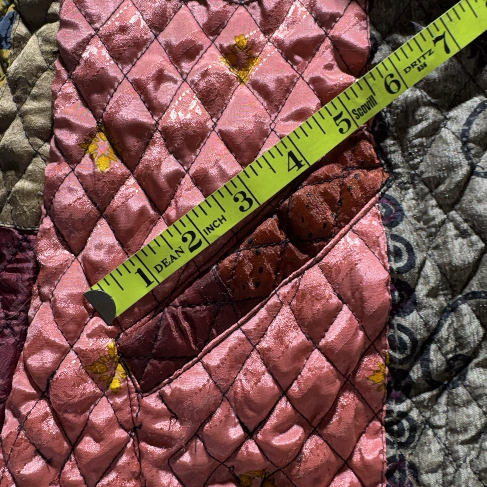 Sacred Threads Patchwork Quilted Jacket Women's S… - image 5