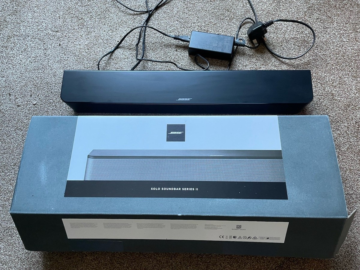 Bose Solo Soundbar Series II TV Speaker With Bluetooth