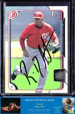 2015 Bowman *Rafael Bautista **Card #BP42** AUTO (RC)