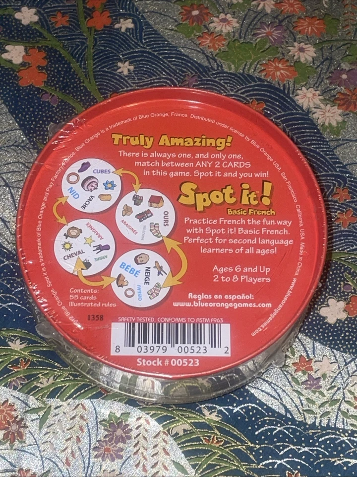 Spot It! Basic French Brand New Sealed - Image 2 of 2
