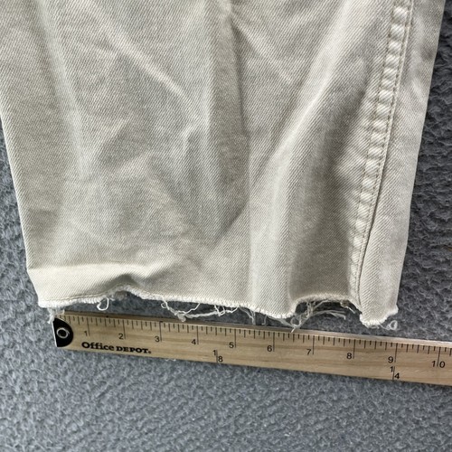 Zara Wide Leg Jeans Girls 11-12 Beige Boho Chic Academia Classic Preppy 70s Work - Picture 4 of 12