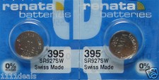 2 Original Renata SR927SW Button Batteries