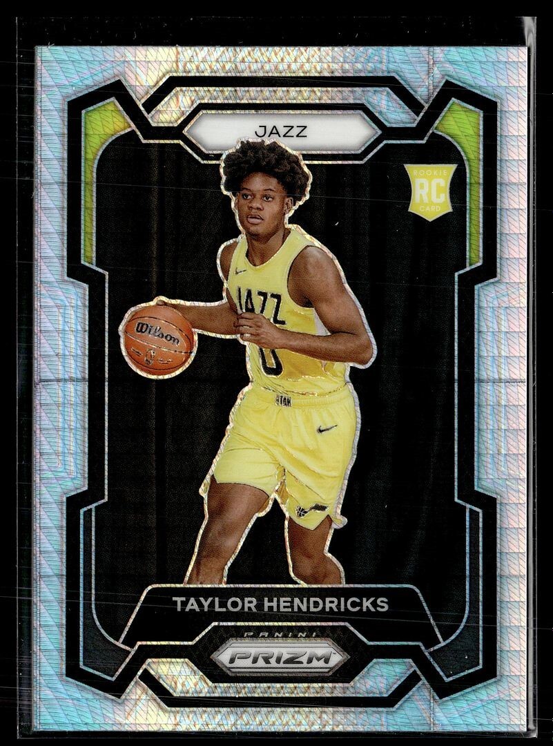 2023-24 PRIZM HYPER ROOKIE 161 Taylor Hendricks, Utah Jazz