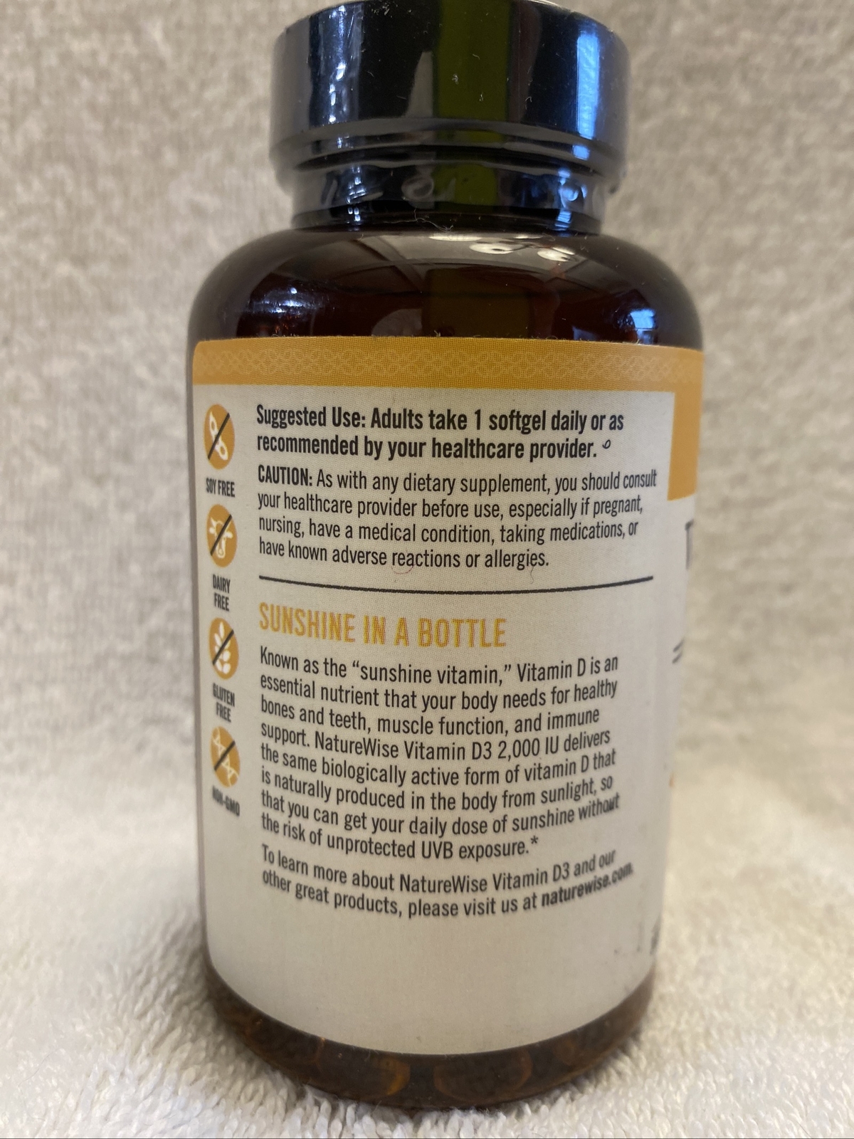 NatureWise Vitamin D3 2000 iu 50 mcg Exp 9/23+ Fast shipping