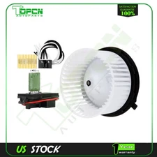 Blower Motor and Resistor Front Fit For 2003 2004 2005-2006 GMC Sierra 2500 HD