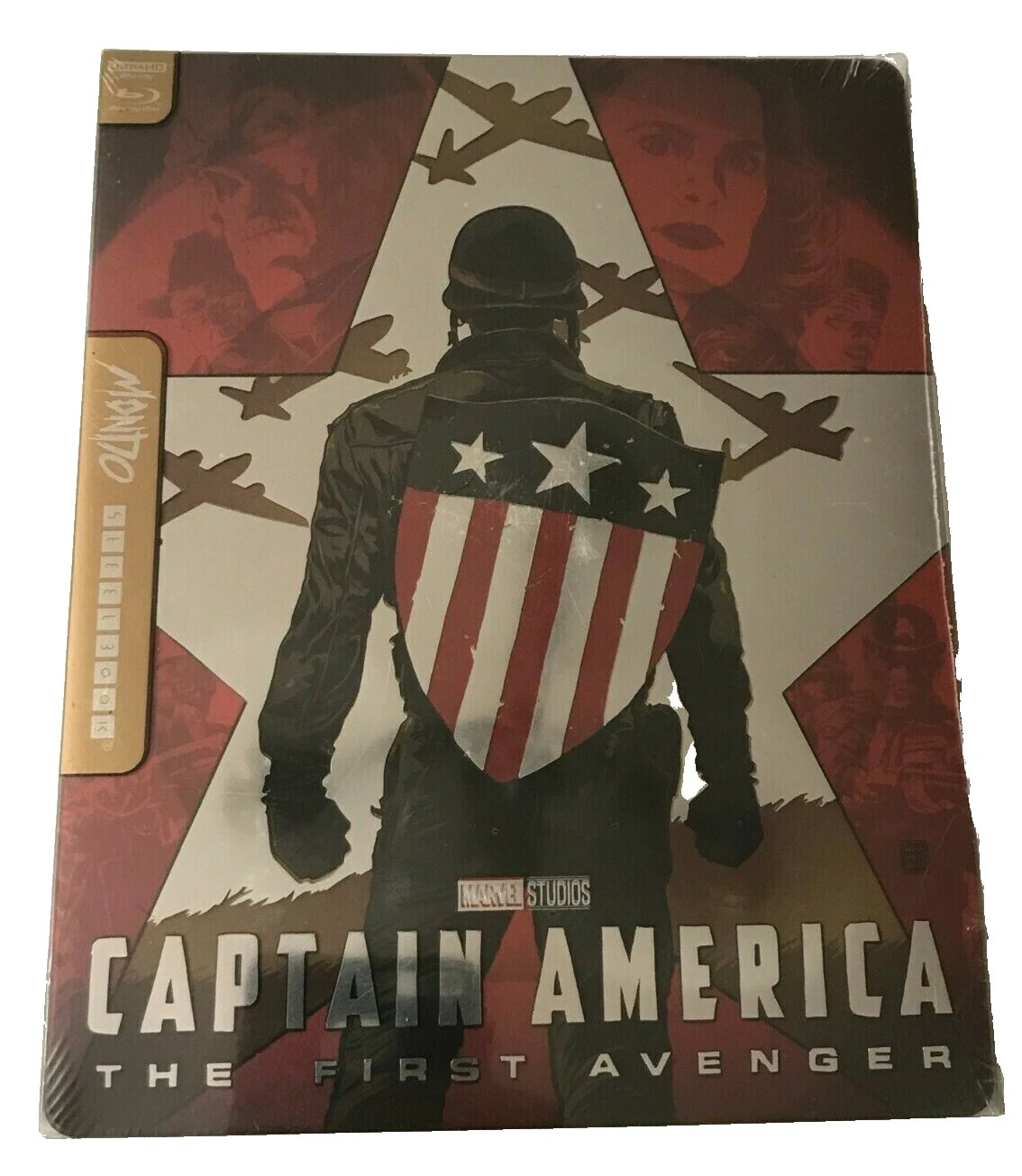 美国队长 : 复仇者先锋 Steelbook DVD 和蓝光光盘