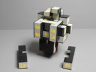 450+ Legos (1 lb 11 oz) makes 18 Piece PUZZLE Burr MADE FROM Gray LEGOs w/ info — photo 9