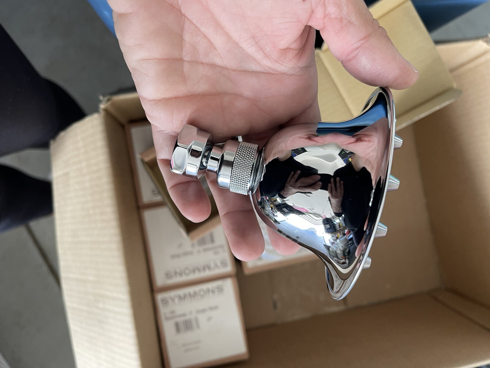 Symmons Canterbury 4-163-STN-2.0 Fixed Showerhead In Satin Nickel 4&rdquo;, 2.0 GPM