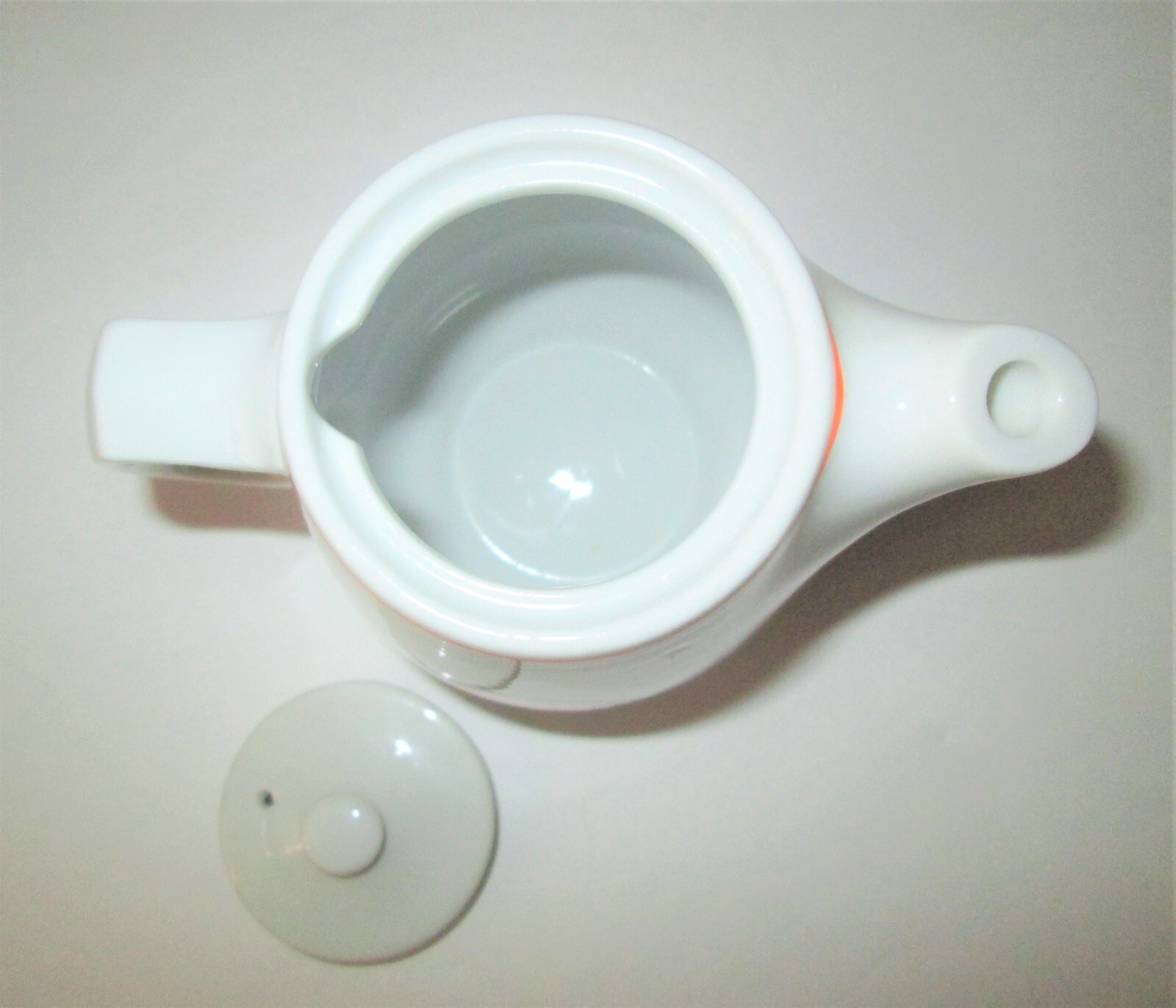 Vintage SANKA Small Ceramic Coffee Pot Tea Pot Decaffeinated Advertising Japan