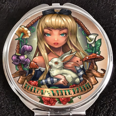Brave Princess Merida Irish Tattoo Pinup Disney Makeup Compact Double Mirror