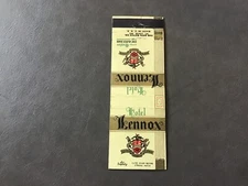 Matchbook Cover - Hotel Lenox - St Louis MO