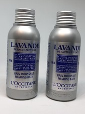 2 X L'occitane en Provence Lavande Foaming Bath 3.3 oz / 100 ML NEW