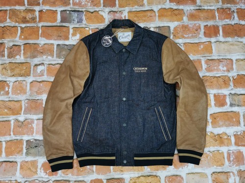 New Chevignon College B Denim Jacket Russian Chevi Casual Russian Size: M New - Picture 5 of 12