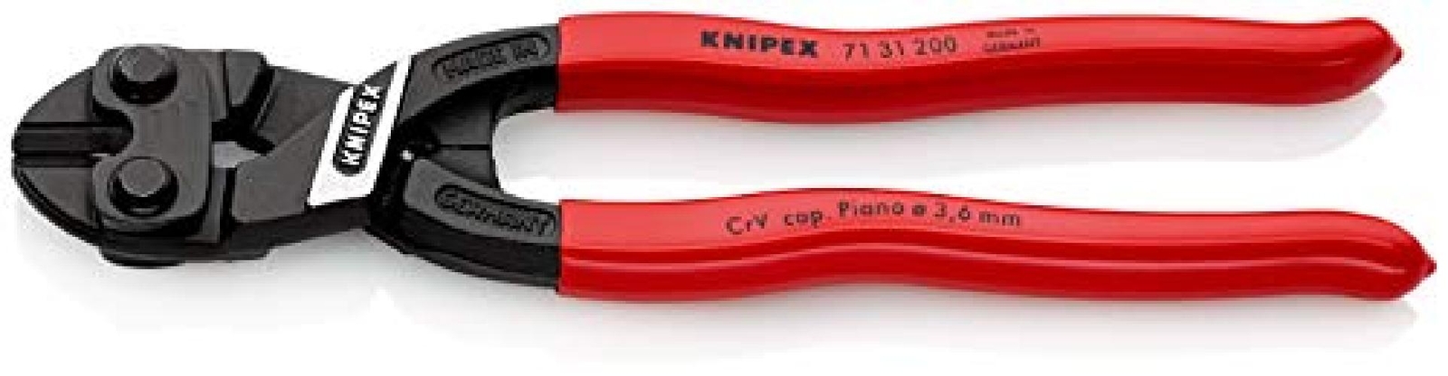 Tagliabulloni Compatto KNIPEX 71 31 200 SB: Efficienza Meccanica Tedesca