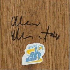 ALEX MONTGOMERY HAND SIGNED AUTOGRAPH FLOORBOARD COA AUTO CHICAGO SKY