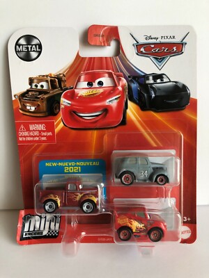 Disney Pixar Cars Mini Racers 3 Pack **You Pick** Diecast 2021 | eBay