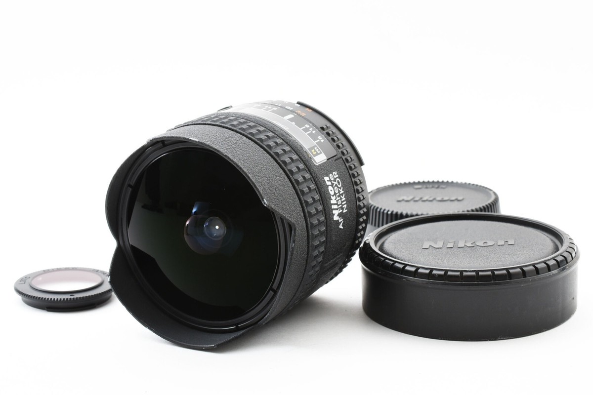 Nikon AF Nikkor 16mm F/2.8 D Fisheye Lens Made In Japan Nikon AF Nikkor 16mm F/2.8 D Fisheye Lens Made In Japan