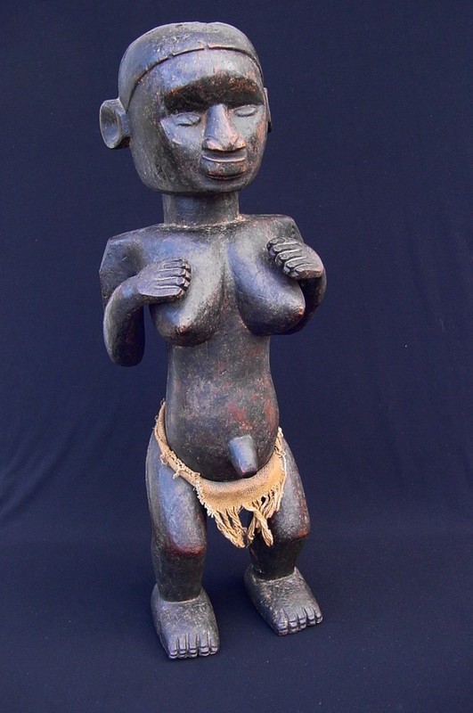 MAKONDE AFRICAN FIGURE - MOZAMBIQUE - 2 FEET TALL