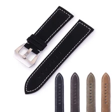 For Samsung Galaxy Watch Active 2 40mm/44mm Matte Leather Watch Band Strap