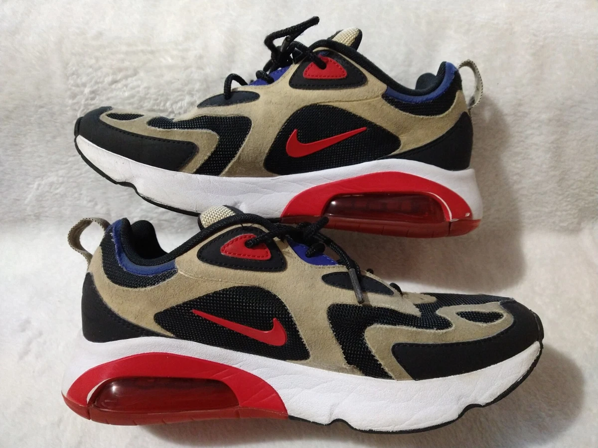 ventilación Citar explosión Nike Men&#039;s Air Max 200 Team Gold Size 7 Red Black Tan Shoes Sneakers |  eBay