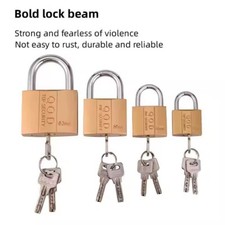 ALL SIZES HEAVY DUTY ANTI RUST PADLOCK SECURITY SHACKLE LOCK H-QUALITY STEEL