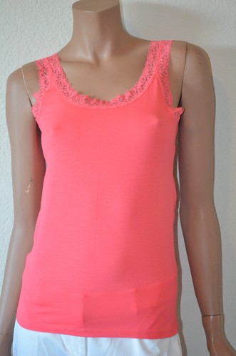 Ann Taylor - Woman's Lace Trim Stretch Cotton Cami Tank Top $28 (T6) - Picture 8 of 18
