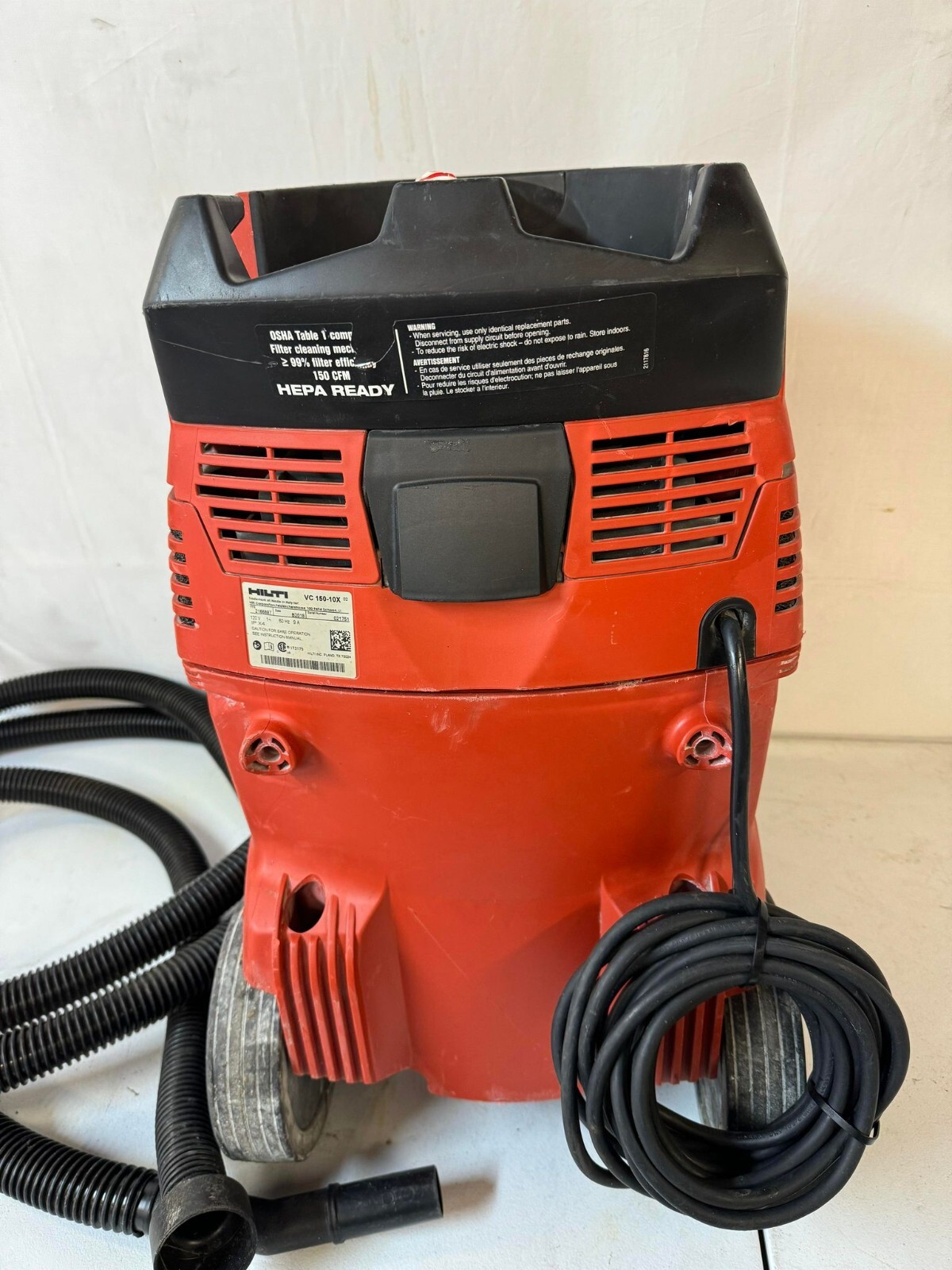 Hilti VC 15010X Wet Dry Construction Vacuum eBay
