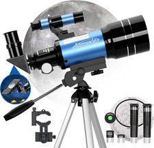 AOMEKIE Telescopes for Kids Beginners Adults 70Mm Astronomical Telescope with Ph