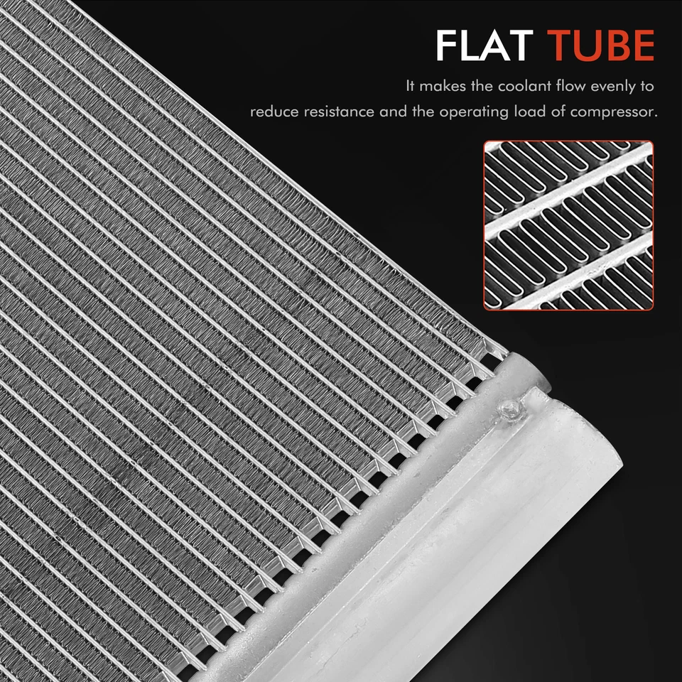 AC Condenser w/ Receiver Drier for BMW 528i 528i xDrive 2012 2013 2014 2015 2016 - Image 3 of 4