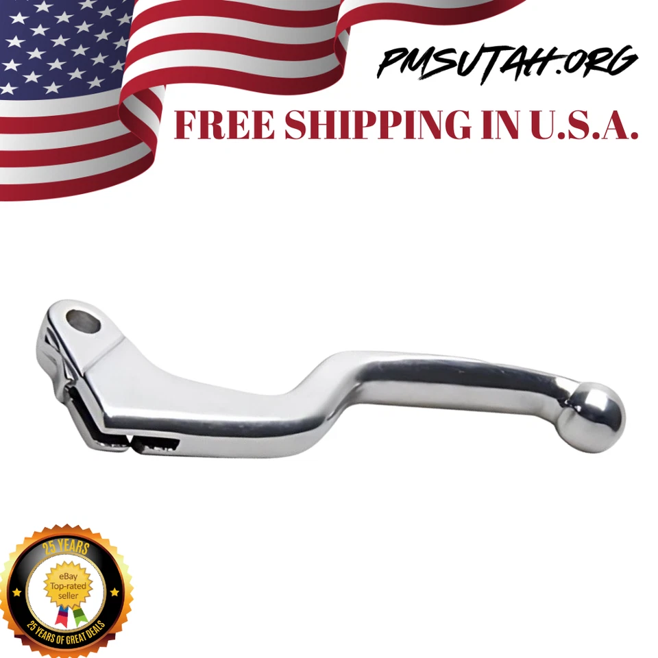 Рычаг сцепления Tusk 2007–2025 Honda CRF250R CRF 250R полированное серебро 2024 2023 22 - Изображение 2 из 3